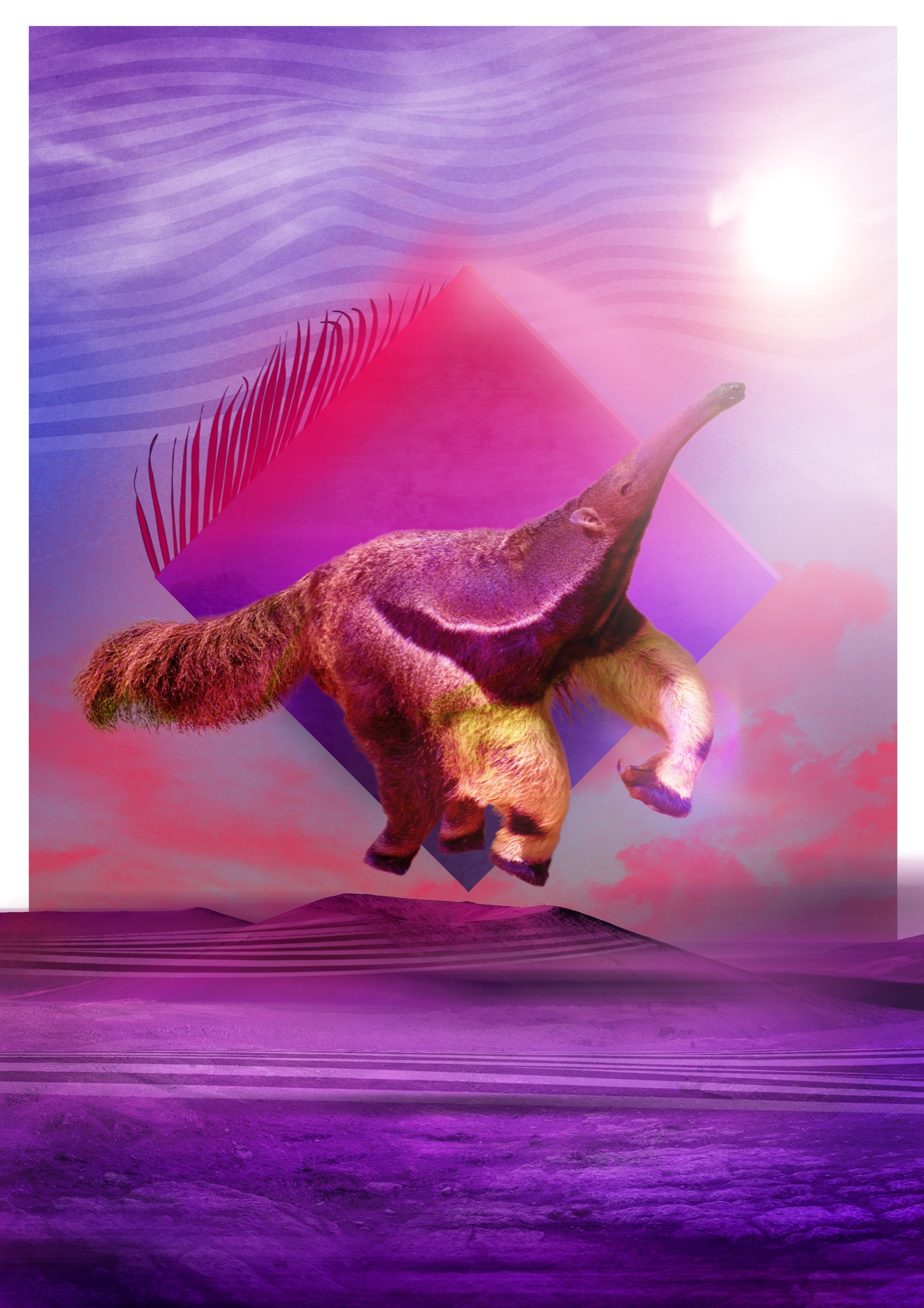 Flying Anteater, Kunstwerk von Katja Casper