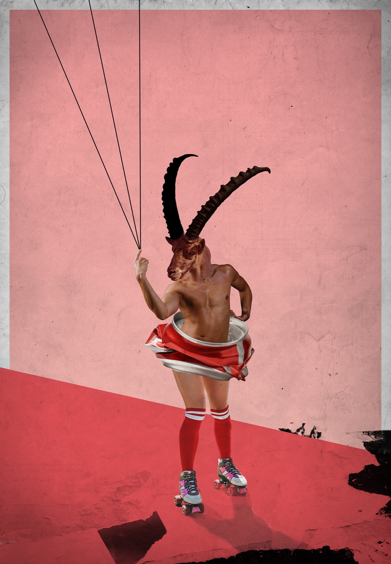 Zodiac Steinbock, Kunstwerk von Katja Casper