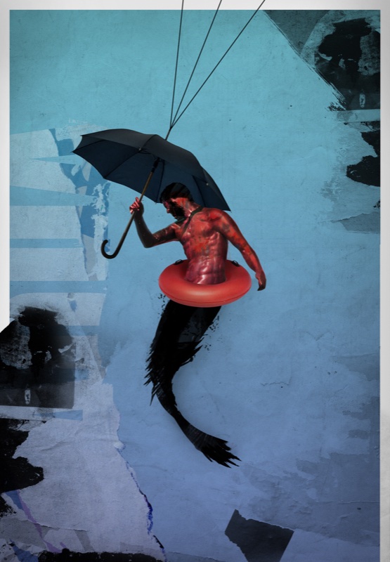 Zodiac Wassermann, Kunstwerk von Katja Casper