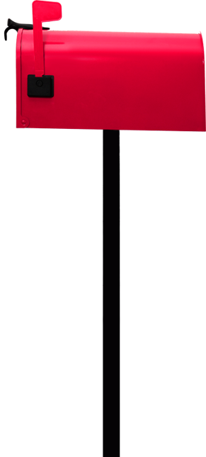 Roter Briefkasten